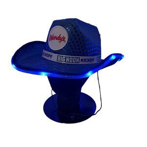 Fox Big Noon Kickoff WVU Mountaineers College Football Cowboy Hat Light Up NCAA